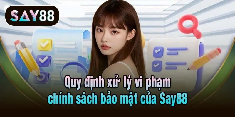 Quy định xử lý vi phạm chính sách bảo mật của Say88