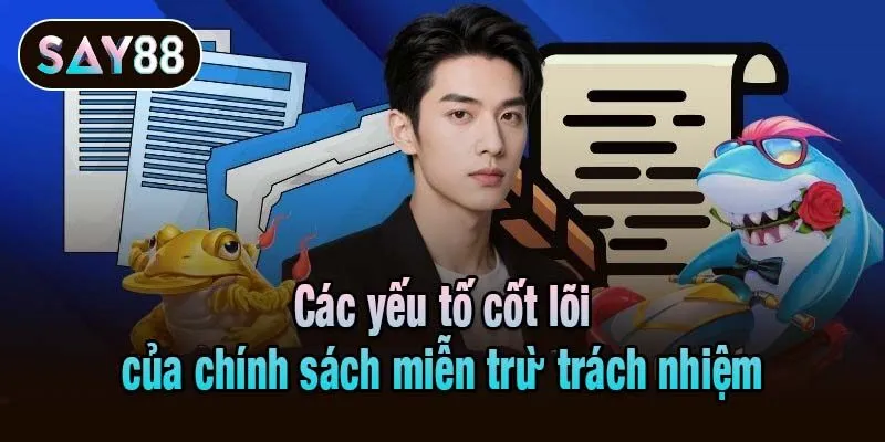 Các yếu tố chính trong quy định miễn trừ trách nhiệm