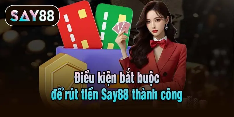 Điều kiện bắt buộc để rút tiền Say88 thành công